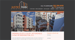 Desktop Screenshot of justiceparkapartments.com